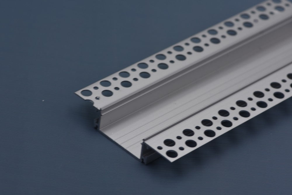 3 Meter 118.1â€ Recessed LED Corner Channels  88mm x 18.5mm Seamless  Led Housing