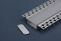 3 Meter 118.1â€ Recessed LED Corner Channels  88mm x 18.5mm Seamless  Led Housing