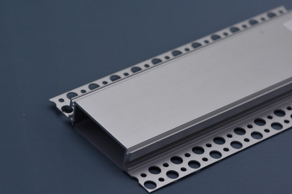 1Meter/3.3ft Aluminum Recessed LED Corner Strip Channel  104mm x 15.5mm Seamless  Led Profile