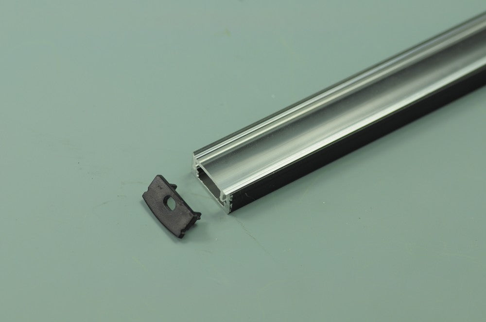 3 Meter 118.1â€ Black LED Aluminium Channel 8mm Recessed U Type LED Aluminum Channel   LED Profile Inside Width 12.2mm