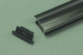 3 meter 118.1" Black Super wide 20mm Strip Recessed  LED Aluminium Extrusion Recessed LED Aluminum Channel   LED Profile