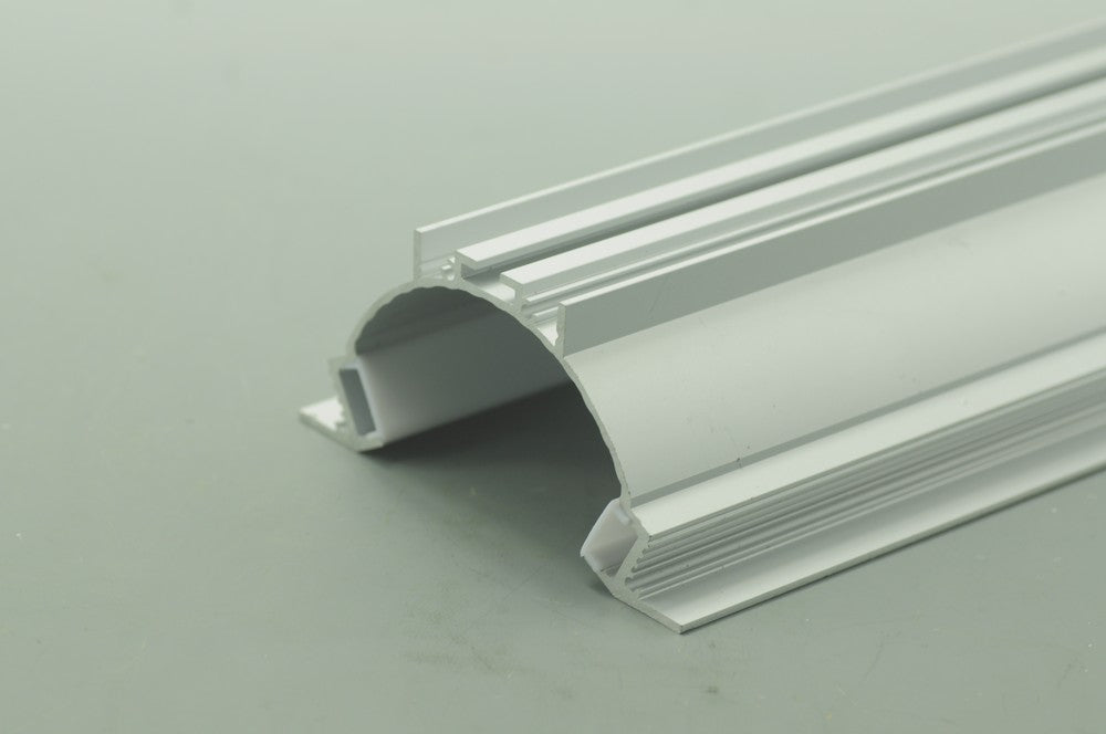 PB-AP-GL-059 LED Aluminium Channel 1 Meter(39.4inch) Recessed Aluminum LED profile with flange LED Channel For 5050 5630 Multi Row LED Strip Lights
