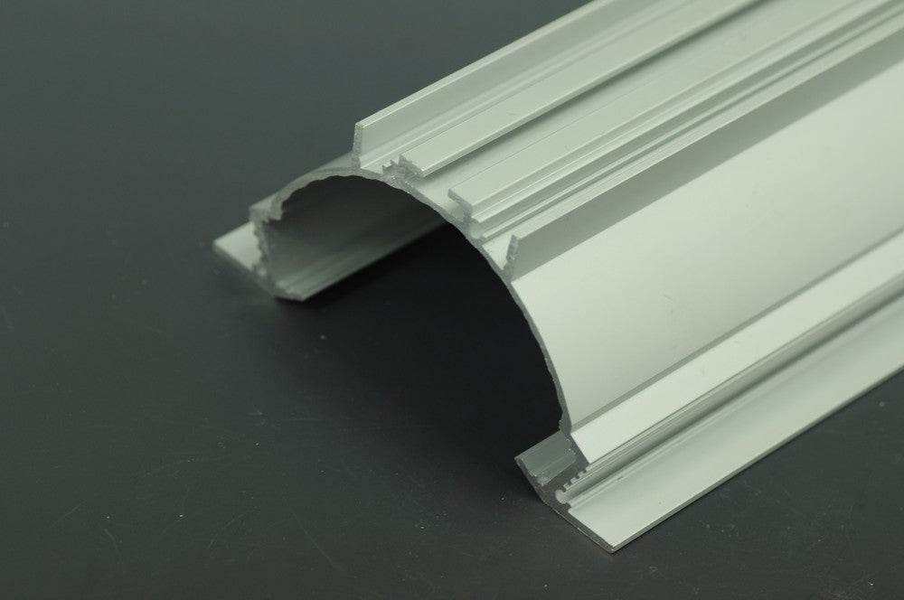 PB-AP-GL-059 LED Aluminium Channel 1 Meter(39.4inch) Recessed Aluminum LED profile with flange LED Channel For 5050 5630 Multi Row LED Strip Lights