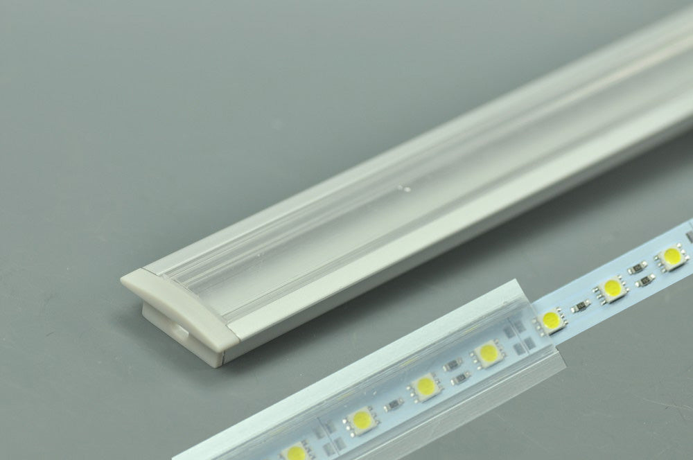 Recessed Slim 7mm LED Aluminium Channel  1 meter(39.4inch)  LED Profile