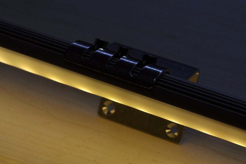 Wall Strip Light Bar Recessed LED  Aluminium Channel  1 Meter(39.4inch) Diameter 20.8mm For Max 12.2 width led strip PB-AP-GL-008