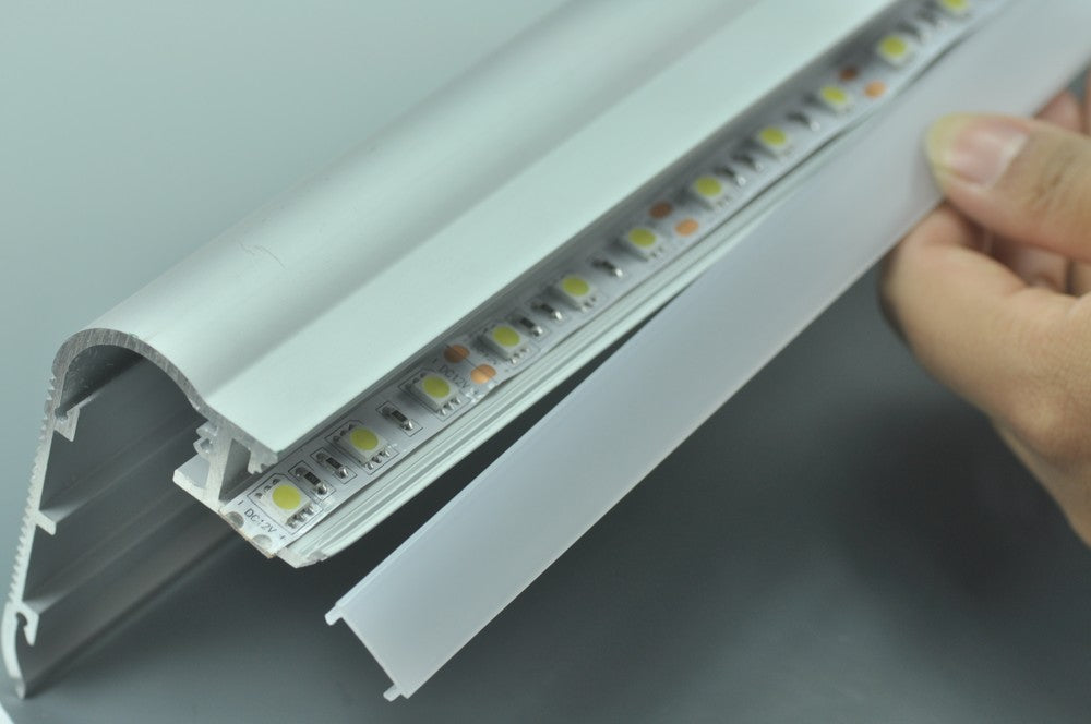 LED Stair Extrusion LED Aluminium Stair Channel 1 meter(39.4inch)  PB-AP-GL-024