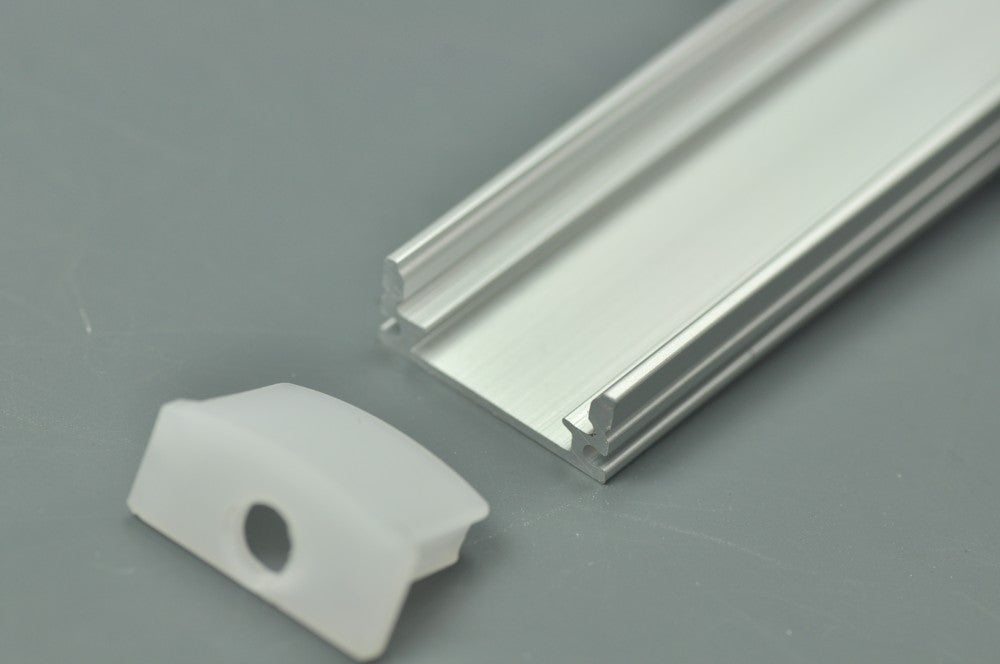 Slim 8mm Thin LED Aluminium Extrusion Recessed U LED Aluminum Channel 1 meter(39.4inch)  LED Profile
