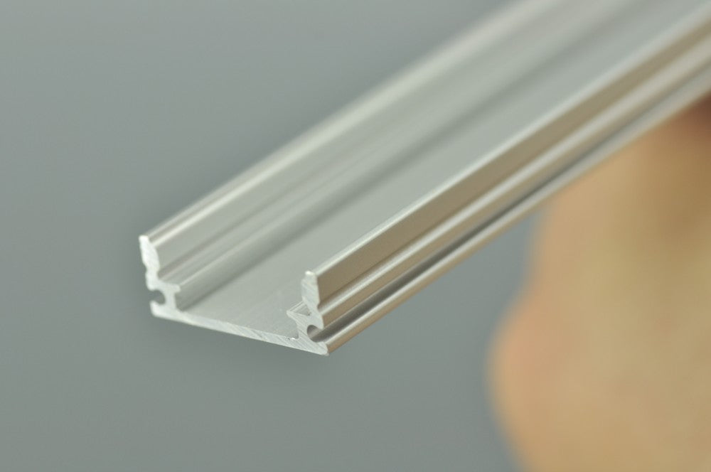 Slim 8mm Thin LED Aluminium Extrusion Recessed U LED Aluminum Channel 1 meter(39.4inch)  LED Profile
