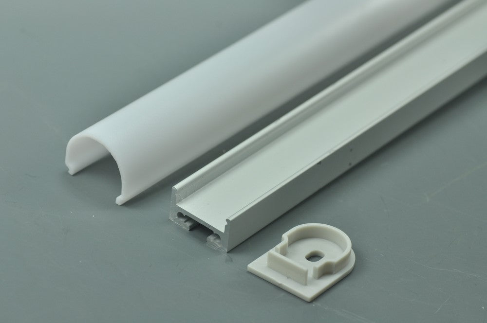 Simple Line LED Aluminium Channel System LED Droplight 1 meter(39.4inch) Support max 16.7mm Double 5050 led strip  light Replace fluorescent tube