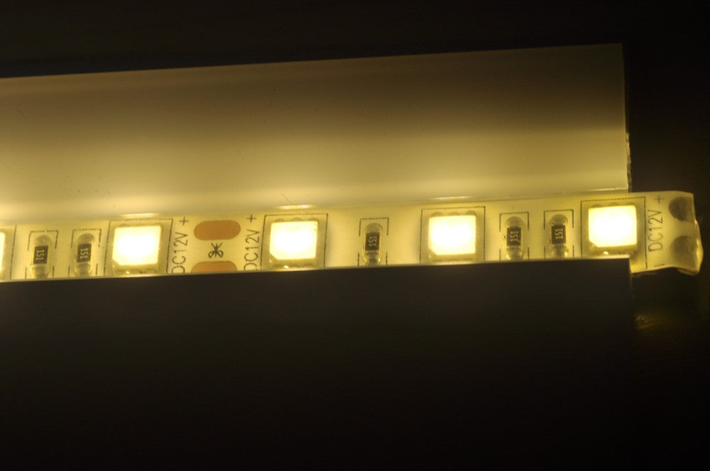 Double Wings LED Aluminium Extrusion Recessed LED Aluminum Channel 1 meter(39.4inch)  LED Profile