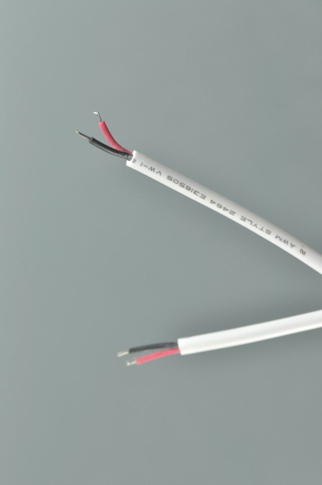 Waterproof  White LED Strip DC Connector Female and Male 5.5mm x 2.5mm(2.1mm) For strip light power supply connector