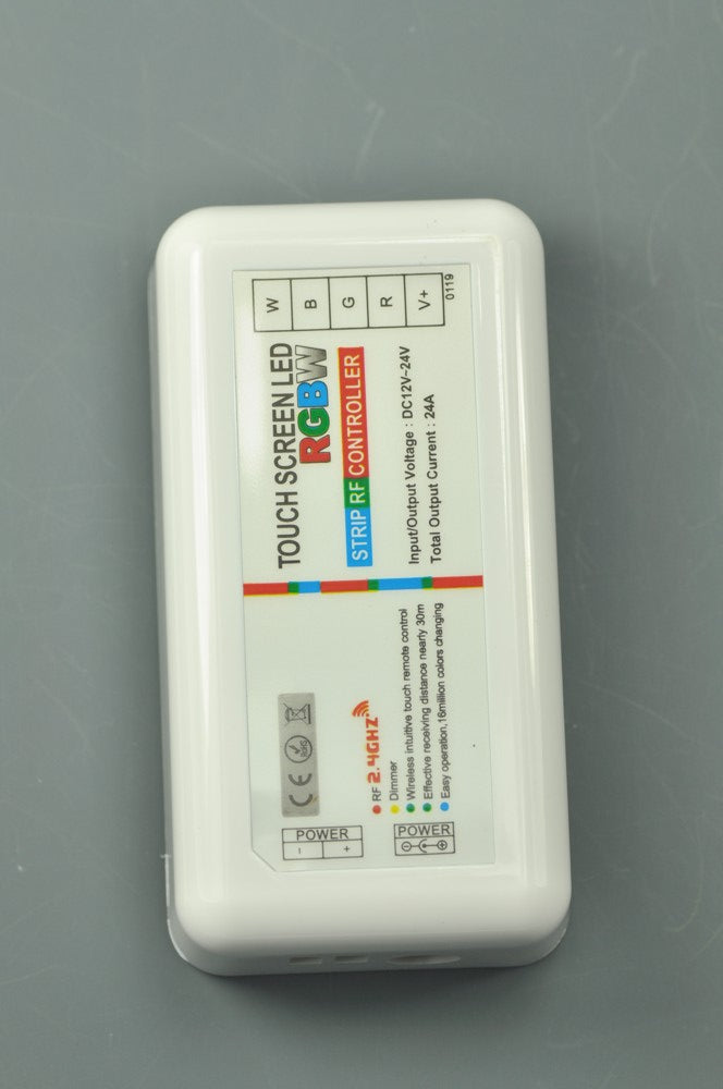 2.4G Touch Screen Dimmable LED RGBW Remote Wireless RF Controller For Light Strip