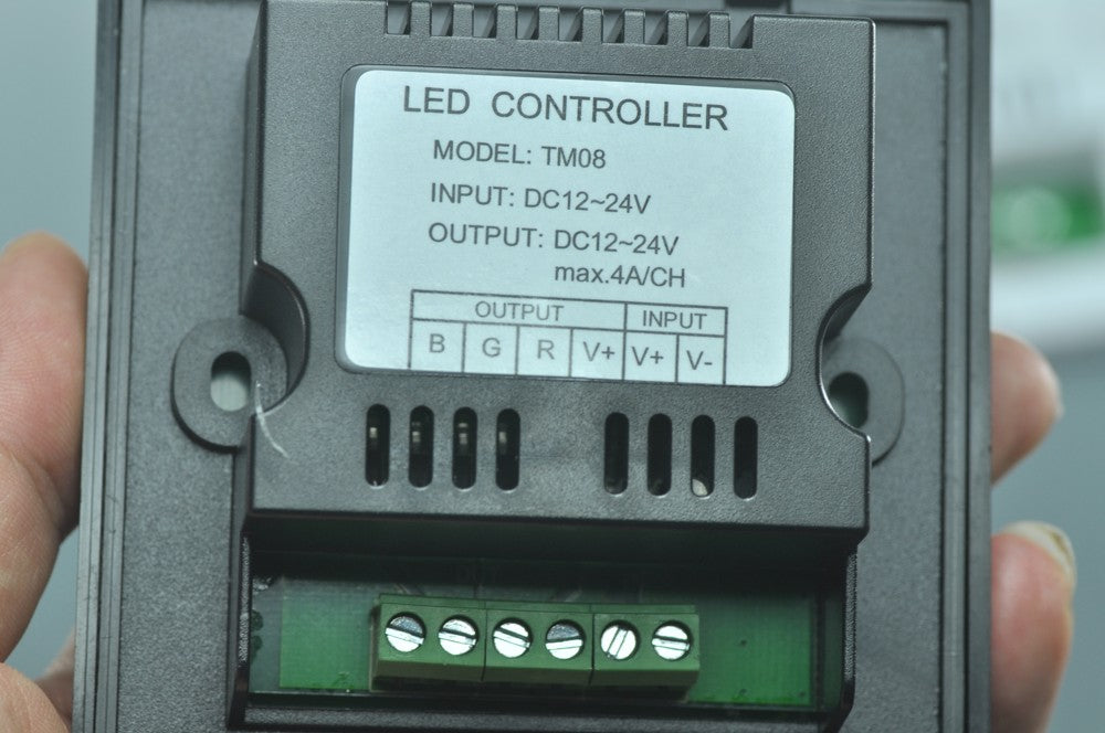 DC12-24V 3x4A RF Wireless Led Touch Panel RGB Controller For LED Strip Lights