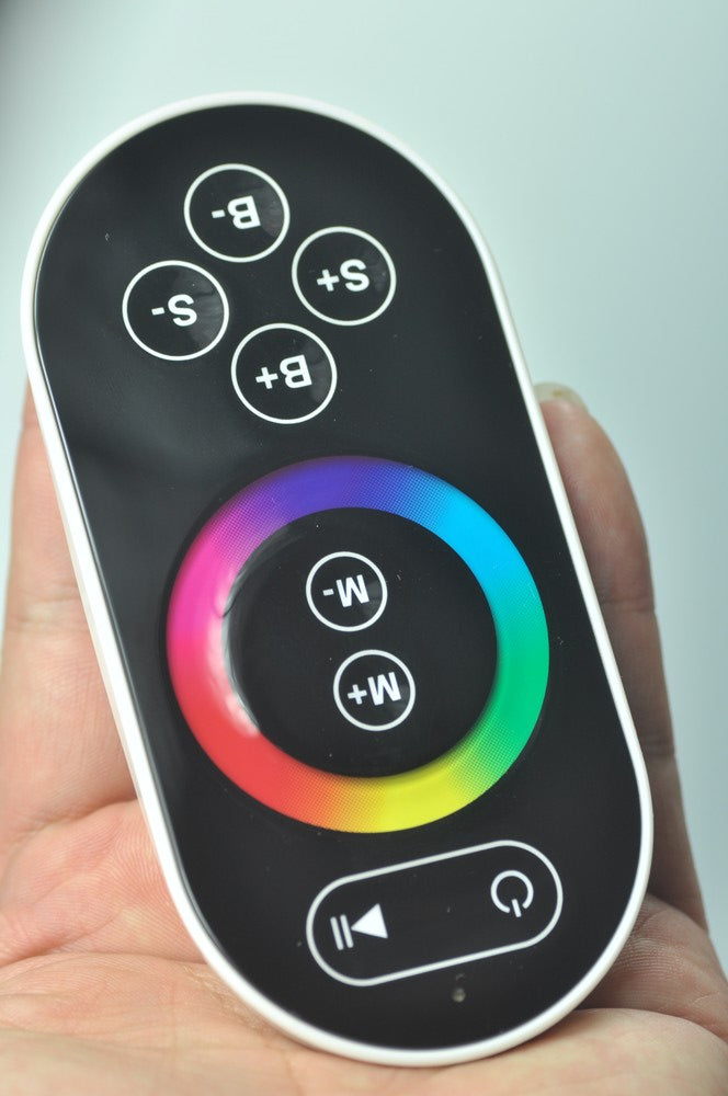 2.4Ghz DC12V - 288W DC24V - 576W 3Channels 8A each Channel 2.4G LED RGB Full Color Controller With Touch Remote
