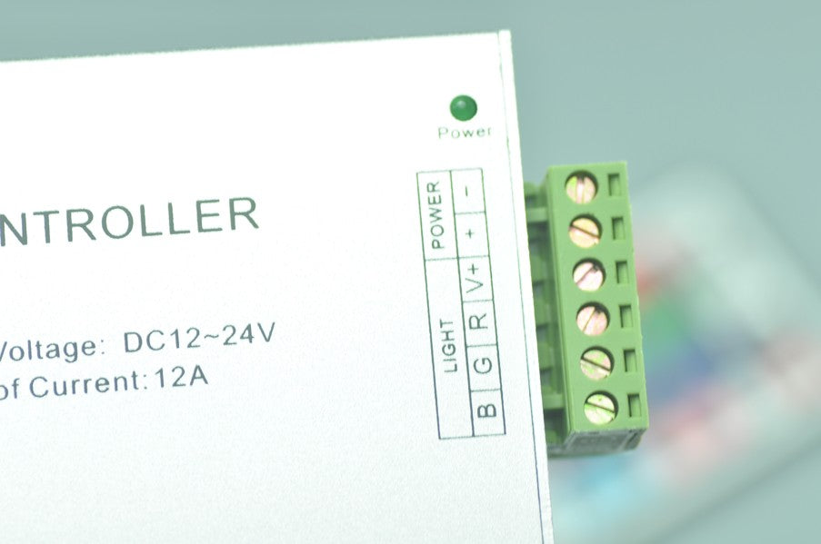 44 Keys LED Strip RGB Controller Steel  Case For 5050 3528 SMD Flexible Colourful LED Strip Lighting MAX 12A