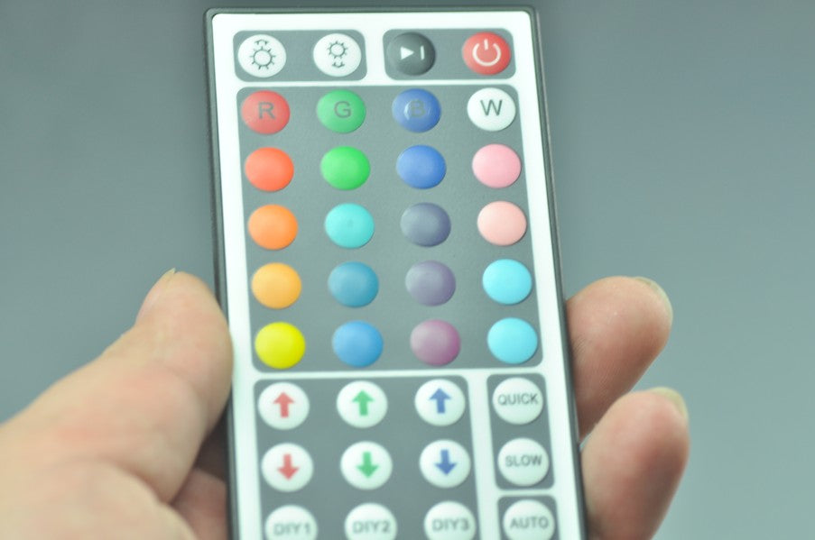 44 Keys LED Strip RGB Controller Steel  Case For 5050 3528 SMD Flexible Colourful LED Strip Lighting MAX 12A