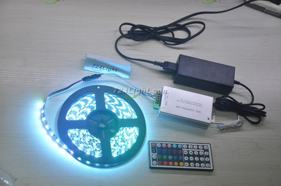 44 Keys LED Strip RGB Controller Steel  Case For 5050 3528 SMD Flexible Colourful LED Strip Lighting MAX 12A