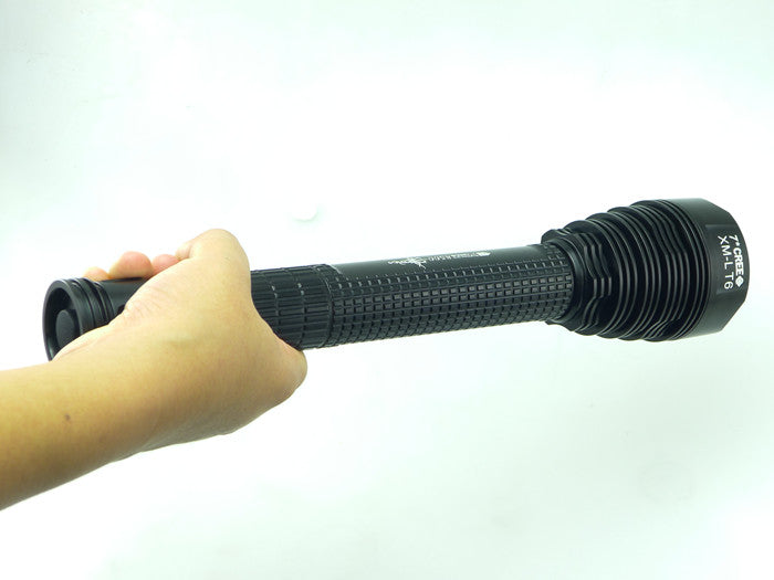 8500 Lumen 45W TrustFire TR-J18 7x CREE XM-L T6 LED Police Flashlight Torch Police Flashlight Lamp Light