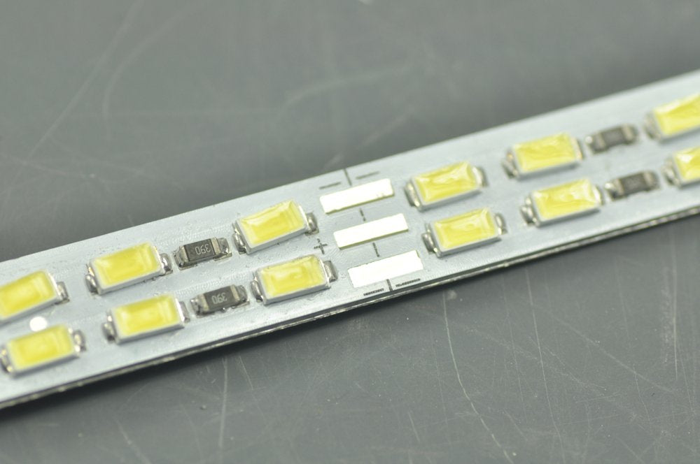 Double Row 39.3inch 5630 Rigid LED Strips Double Color Temperature 144LED 1M 12mm 12V DC Aluminium Rigid Strip Bar light