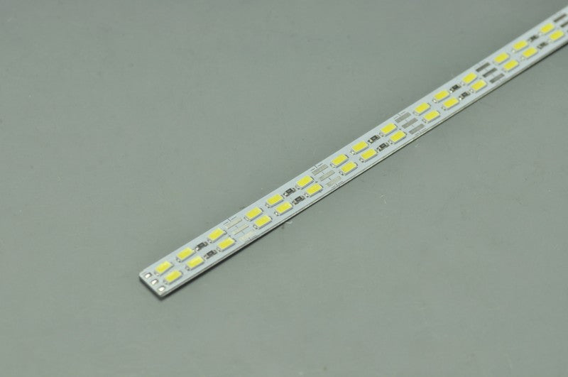 Double Row 39.3inch 5630 Rigid LED Strips 144LED 1M 12mm With 3 Lines 12V DC Aluminium Rigid Strip Bar light