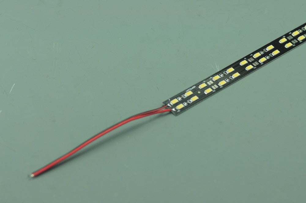 Black Double Row 39.3inch 5630 Rigid LED Strips 144LED 1M 15mm 12V DC Aluminium Rigid Strip Bar light