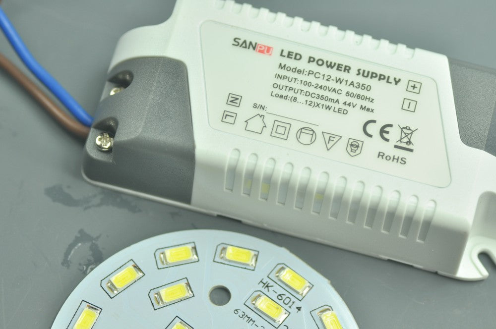 LED Dowlight 12W aluminium PCB SMD5730 Semi-Finished Dry LED Aluminium Base For LED Bulb