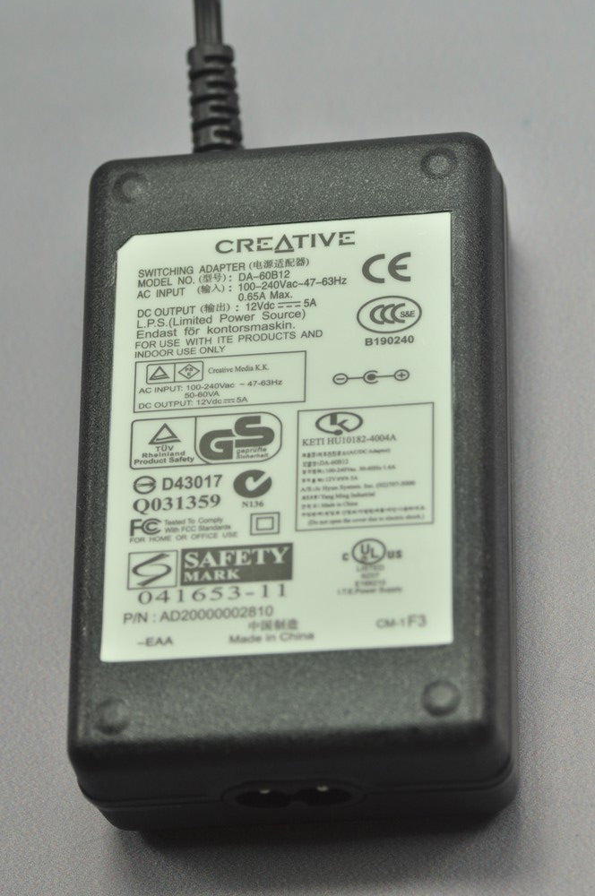 12V 5A Adapter Power Supply 60 Watt LED Power Supplies For LED Strips LED Lighting