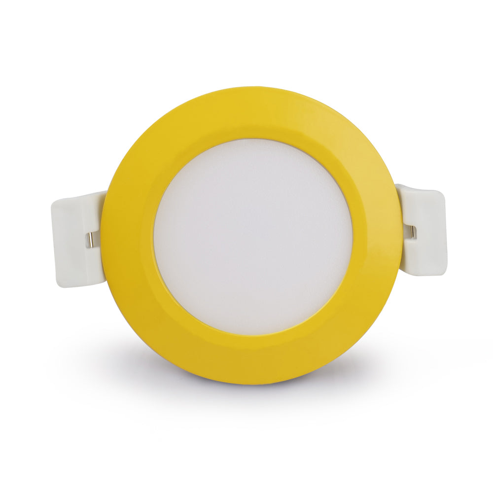 3W LED RECESSED LIGHTING DIMMABLE YELLOW DOWNLIGHT, CRI80, LED CEILING LIGHT WITH LED DRIVER