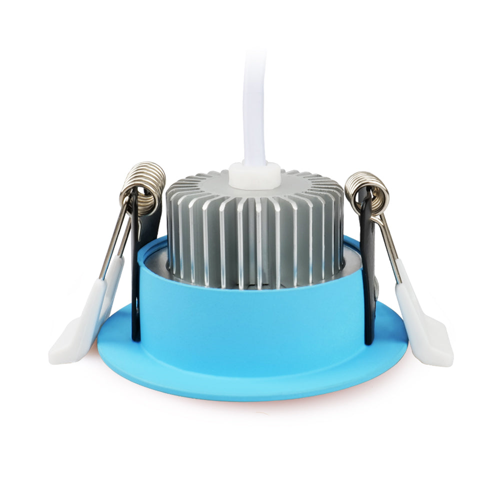 5W LED RECESSED LIGHTING DIMMABLE BLUE DOWNLIGHT, CRI80, LED CEILING LIGHT WITH LED DRIVER