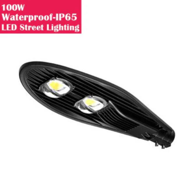 100W IP65 Waterproof LED Pole Light for LED Street Lighting Pure White 6500K