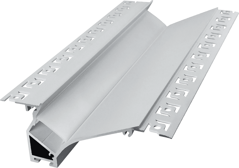 10645 Pre-embedded corner line light hard light strip shell aluminum groove