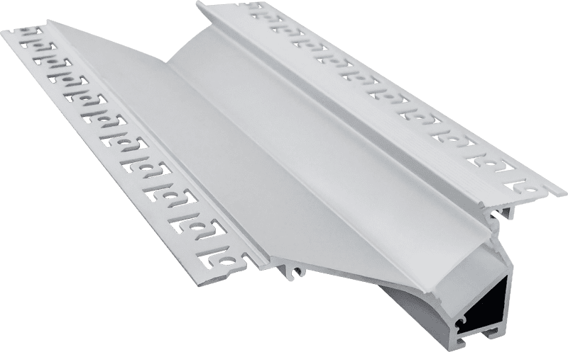 10645 Pre-embedded corner line light hard light strip shell aluminum groove