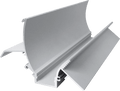 9869 Pre-embedded corner line light hard light strip shell aluminum groove