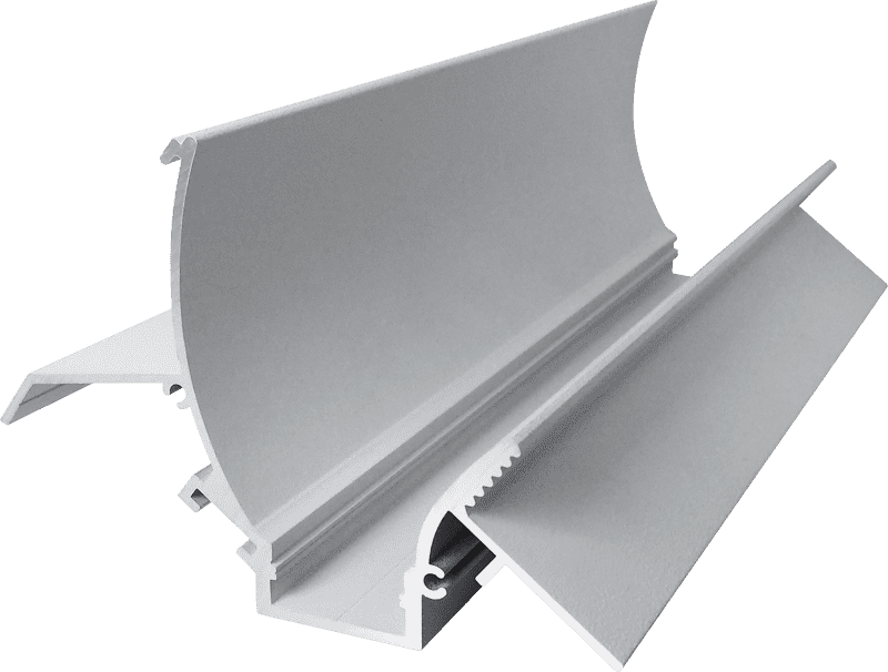 9869 Pre-embedded corner line light hard light strip shell aluminum groove