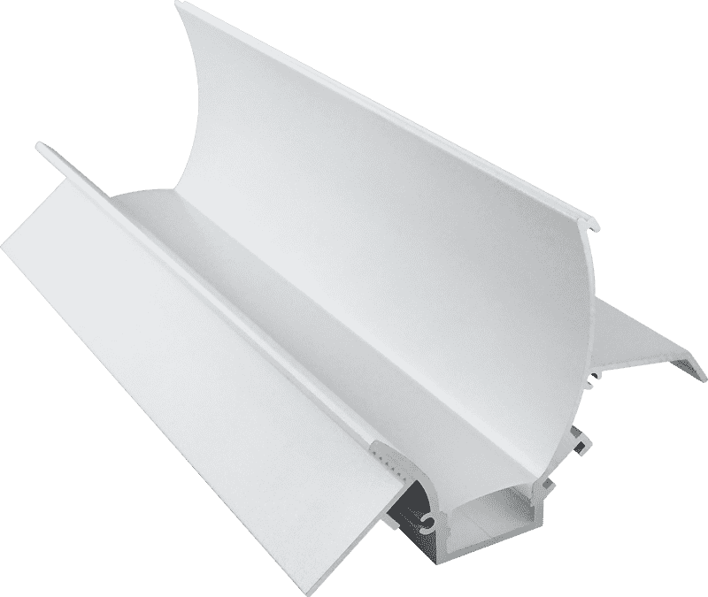 9869 Pre-embedded corner line light hard light strip shell aluminum groove