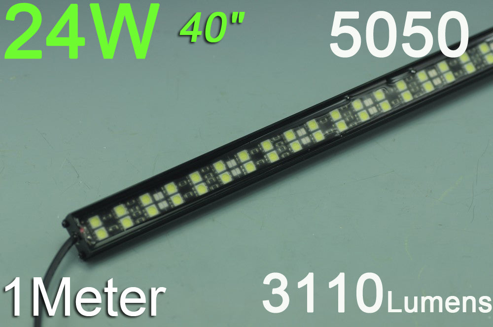 1meter 12V Double Row 5050 led Waterproof Strip Light  With LED Controller  120LEDs