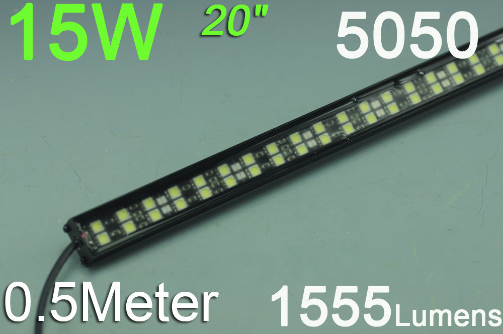 0.5meter 12V Double Row 5050 led Waterproof Strip Light  With LED Controller  60LEDs