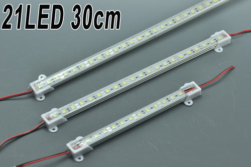 0.3meter 12V Waterproof Strip light 11.8inch 5050 Rigid LED Strips Bar Aluminium Profile  Rigid Strip Light