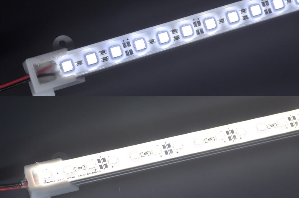 0.3meter 12V Waterproof Strip light 11.8inch 5050 Rigid LED Strips Bar Aluminium Profile  Rigid Strip Light