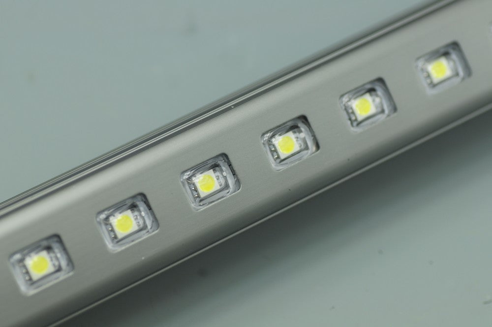 1Meter 12V Waterproof 39.4 inch 5050 Rigid LED Strips Bar Aluminium Profile 48LED Waterproof Rigid Strip Light