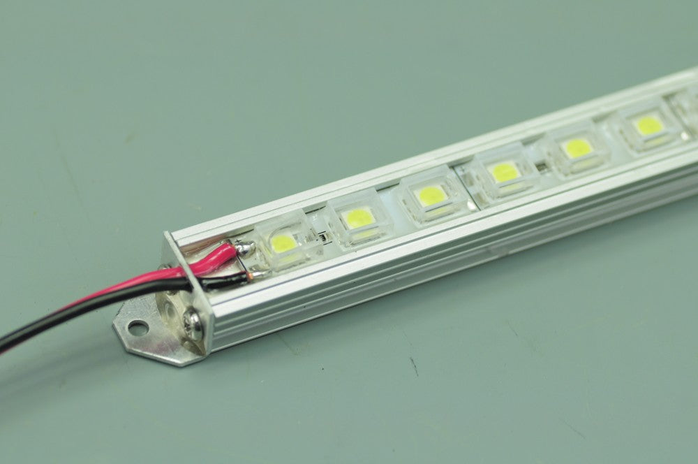 1Meter Waterproof LED Strip Bar With Square Lens 39.3inch 5050  Rigid LED Strip 12V With DC connector