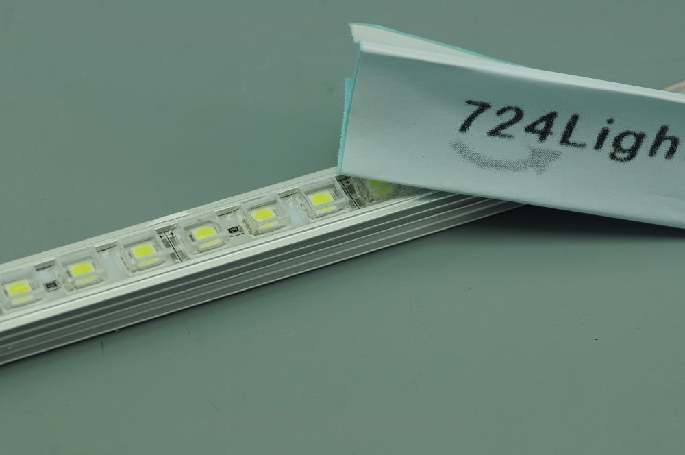 1Meter Waterproof LED Strip Bar With Square Lens 39.3inch 5050  Rigid LED Strip 12V With DC connector