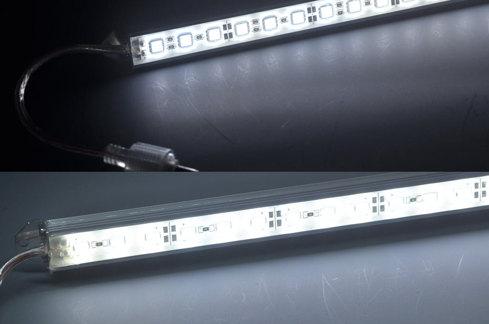 0.5Meter 20inch Superbright Waterproof LED Strip Bar 5050 5630 Rigid LED Strip 12V  Both With DC Female male connector