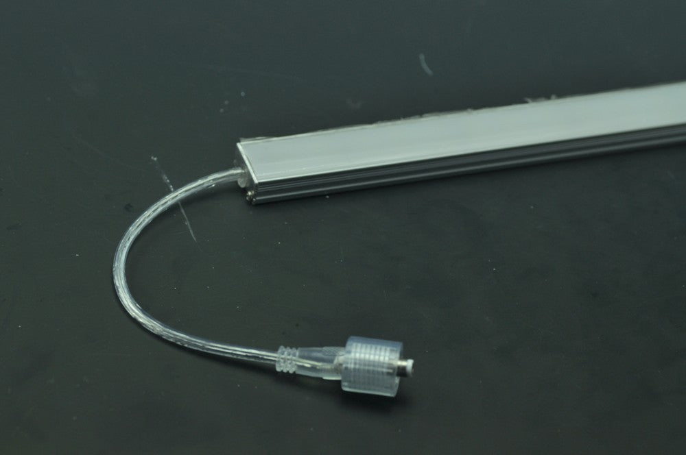 Double Row 1Meter LED Strip Bar 39.3inch 5630 5050 LED Diffuser Waterproof Bar With Frosted Cover  Rigid LED Strip With Clear Frosted Cover 12V With DC connector 144LEDs/M