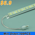 Wholesale Double Row Waterproof LED Strip Bar 19.7inch 5050 0.5M Rigid LED Strip 12V With DC connector 72LEDs/M