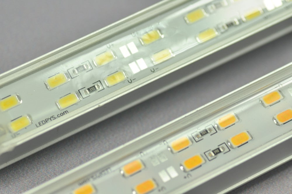 24V Wholesale Waterproof Double Row LED Strip Bar 39.3inch 5630 1Meter Rigid LED Strip 24V 144LEDs/M