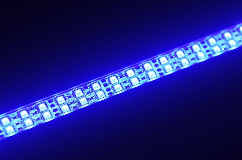 1.2Meter 12V Double Row 48inch Superbright Waterproof  5050 RGB Color Changing LED Rigid Strip Bar 132LEDs
