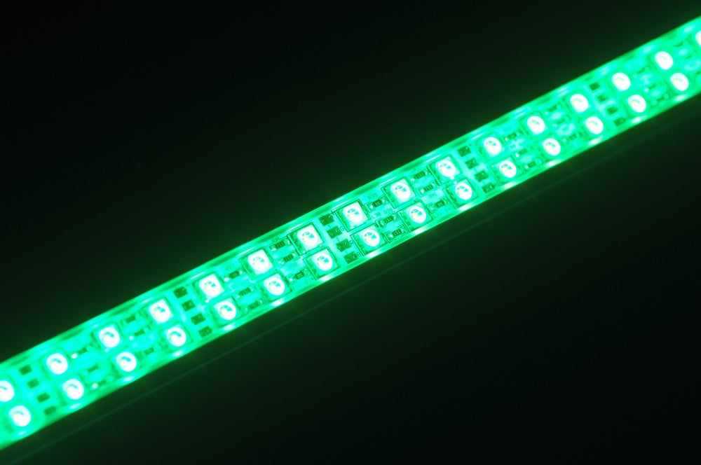 0.5Meter 12V Double Row 20inch Superbright Waterproof 5050 RGB Color Changing LED Rigid Strip Bar 60LEDs