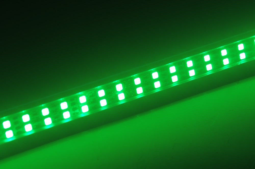 Double Row 1.2Meter 48inch 12V Superbright Waterproof  5050 RGB Color Changing LED Rigid Strip Bar 168LEDs