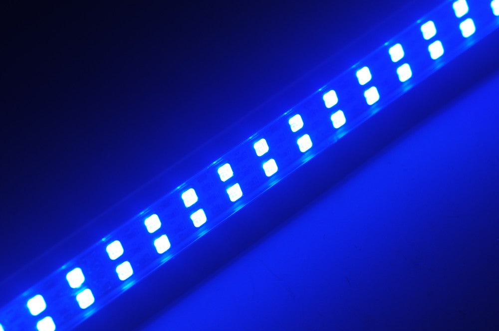 Double Row 1.2Meter 48inch 12V Superbright Waterproof  5050 RGB Color Changing LED Rigid Strip Bar 168LEDs